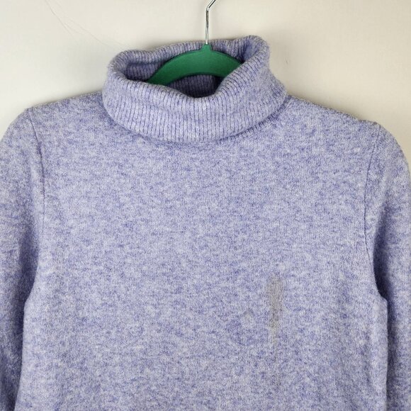 Flawed J. Crew Factory Button Turtleneck Sweater in Extra-Soft Yarn Wool Blend S - Picture 8 of 9